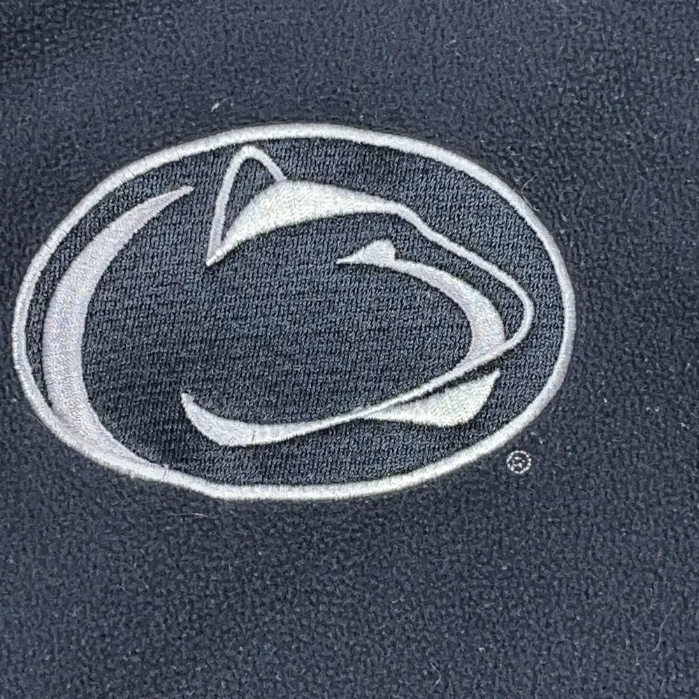 Penn State Nitty Lions Hoodie Men Small Black Fleece Nike Therma Dri Fit 1/4 Zip